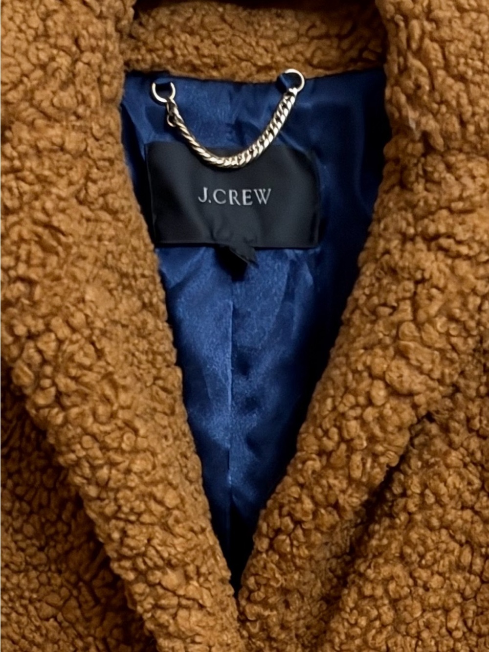 J. Crew Women’s Original Brown Teddy Sherpa Coat